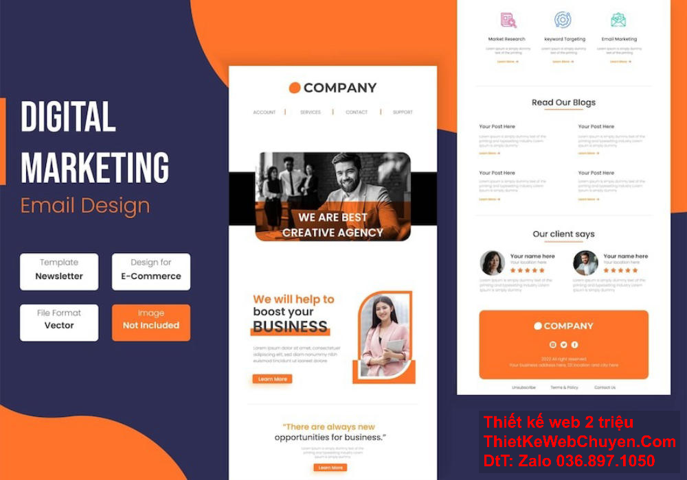 Tạo landing page là bước đầu tiên để thu hút khách hàng tiềm năng.