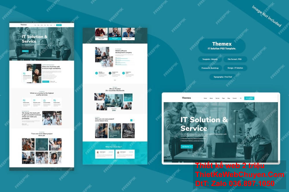 Tạo trang web miễn phí với các mẫu có sẵn giúp tiết kiệm thời gian.