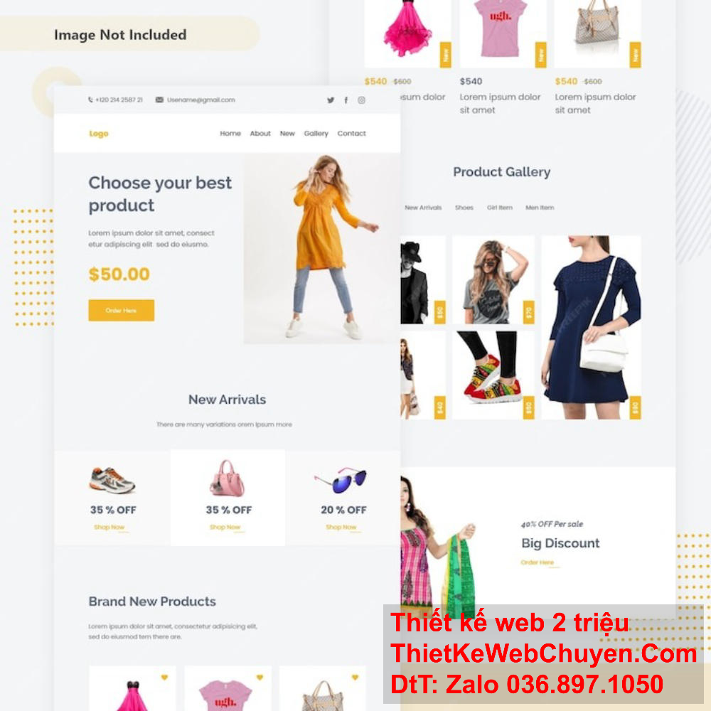 Tạo trang web quảng cáo với tính năng đặt hàng trực tuyến để tối ưu hóa doanh số bán hàng.