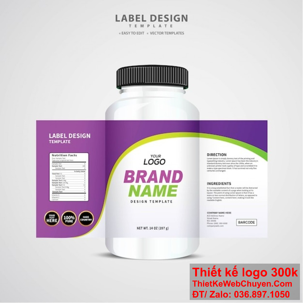 Mỗi chi tiết trên tem nhãn dược phẩm là minh chứng cho sự chăm sóc đặc biệt từ đội ngũ thiết kế. Sự tinh tế và sáng tạo trong tem nhãn dược phẩm này là điểm mạnh của thương hiệu.