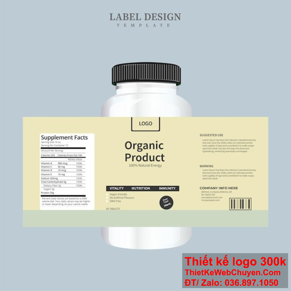 Sự độc đáo và chất lượng trong tem nhãn dược phẩm này là minh chứng cho sự quan tâm đến chi tiết và an toàn từ thương hiệu. Mỗi chi tiết trên tem nhãn dược phẩm là minh chứng cho sự chăm sóc đặc biệt và chuyên nghiệp từ đội ngũ thiết kế.