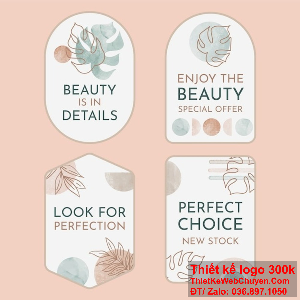 Sự độc đáo và chất lượng trong tem nhãn mỹ phẩm đẹp này làm tăng giá trị thương hiệu. Mỗi chi tiết trên tem nhãn mỹ phẩm đẹp đều phản ánh sự chăm sóc đặc biệt từ đội ngũ thiết kế.