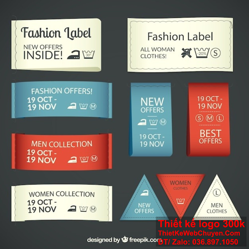 Mỗi tem nhãn thời trang là minh chứng cho sự chất lượng và phong cách. Sự tinh tế và sáng tạo trong tem nhãn thời trang này thể hiện cam kết của chúng tôi đến phong cách.