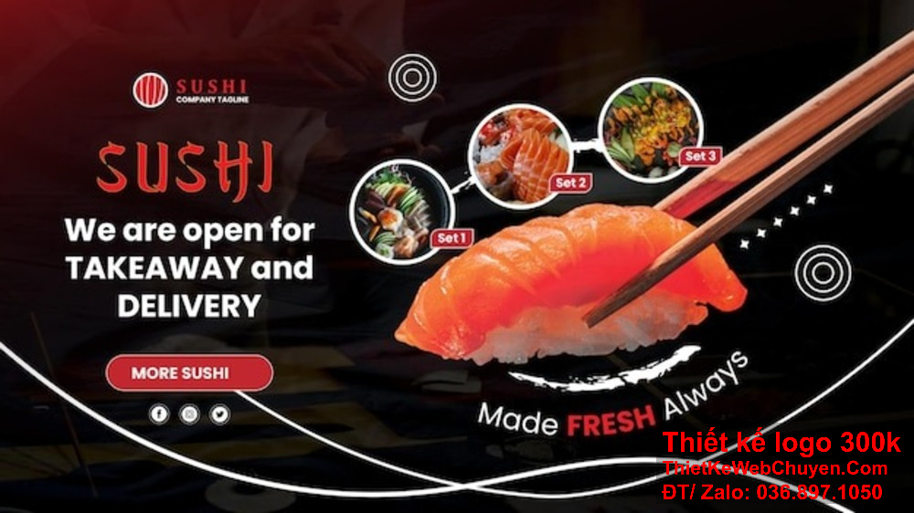 Phong cách thiết kế bảng hiệu quán sushi độc đáo, phù hợp với mọi không gian. Thiết kế bảng hiệu quán sushi tinh tế, phản ánh đúng tinh thần của ẩm thực Nhật.