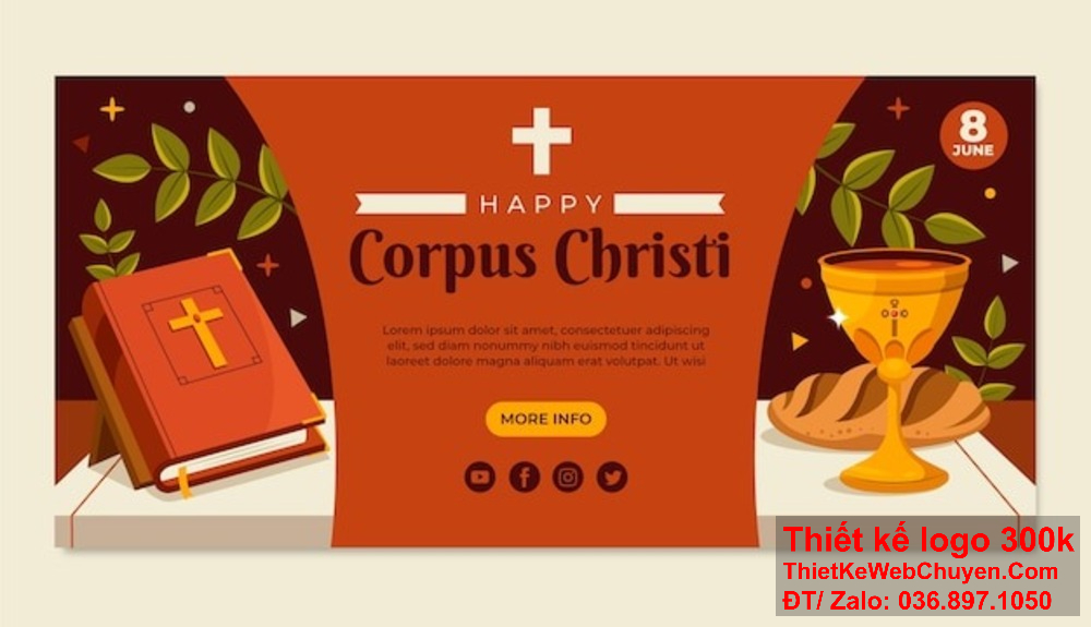 Thiết kế bảng hiệu công giáo theo yêu cầu đặc biệt của từng nhà thờ. Sử dụng biểu tượng và ký tự trong thiết kế bảng hiệu công giáo.