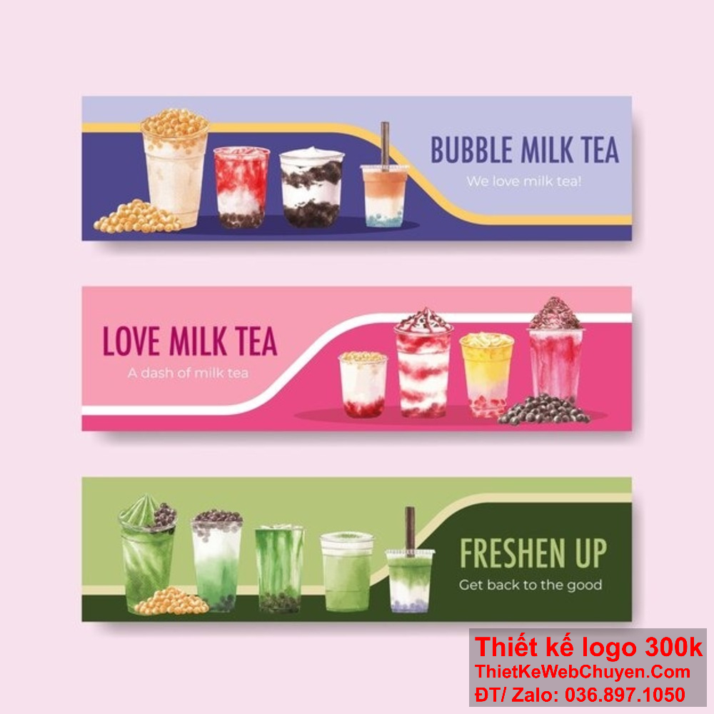 Chuyên thiết kế bảng hiệu quán trà sữa, mang đến phong cách mới mẻ và thu hút khách hàng.