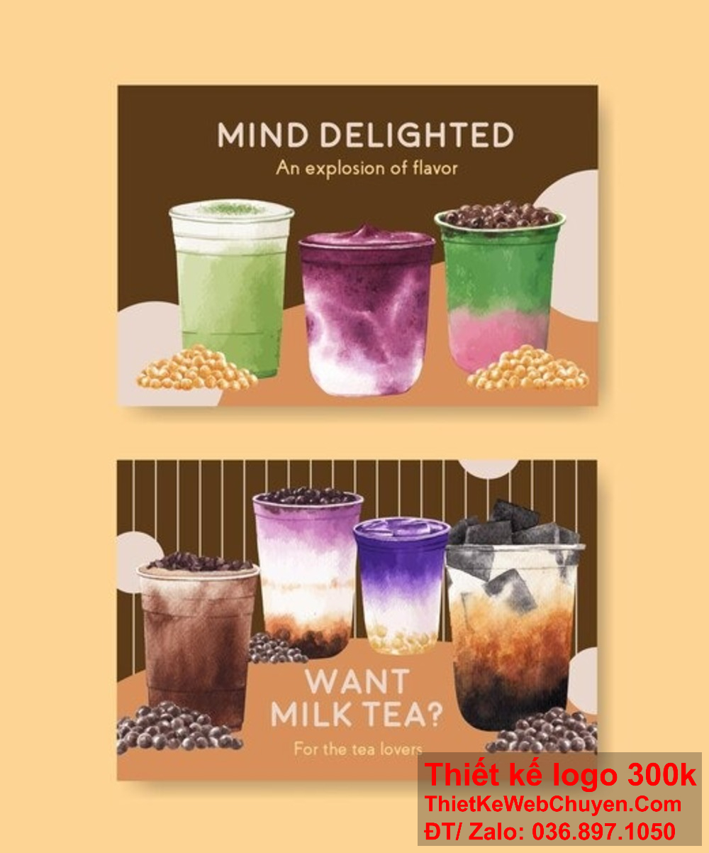 Cung cấp dịch vụ thiết kế bảng hiệu quán trà sữa chuyên nghiệp và uy tín.