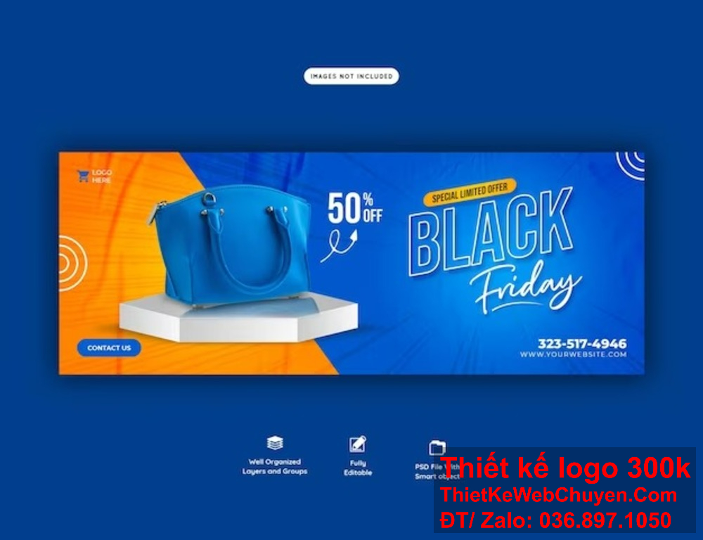 "Tối ưu hóa hình ảnh thương hiệu của bạn trên mọi nền tảng với các thiết kế banner website và ảnh bìa Facebook, YouTube, TikTok độc đáo." "Chúng tôi là đối tác đáng tin cậy cho mọi yêu cầu về thiết kế banner website và ảnh bìa Facebook, YouTube, TikTok."