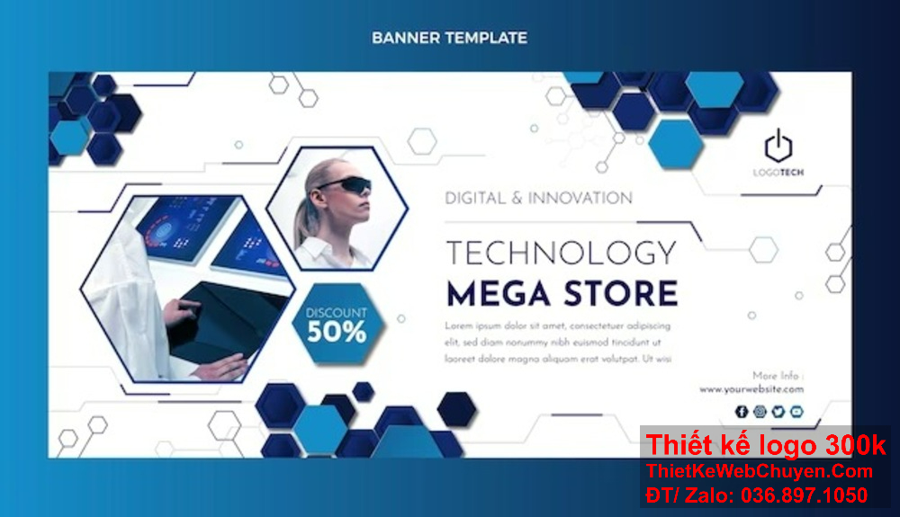 "Dịch vụ thiết kế banner website và ảnh bìa Facebook công nghệ để tối ưu hóa hiệu suất tiếp cận và tương tác trên mạng xã hội." "Chúng tôi sẽ biến ý tưởng của bạn thành hiện thực với thiết kế banner website và ảnh bìa Facebook công nghệ."