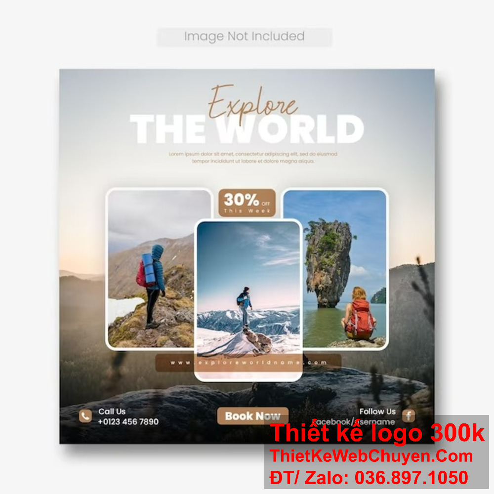 Thiết kế ảnh bìa Facebook giúp thương hiệu du lịch của bạn nổi bật giữa đối thủ. Làm nổi bật thương hiệu du lịch tour với thiết kế ảnh bìa tinh tế.