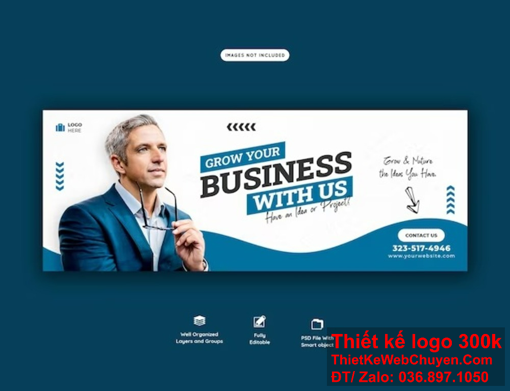 Chúng tôi hiểu rằng mỗi doanh nghiệp đều khác biệt. Vì vậy, dịch vụ thiết kế banner website của chúng tôi được tùy chỉnh để phản ánh đúng bản chất của công ty giấy của bạn. Với sự kỹ lưỡng và tâm huyết, chúng tôi sẽ tạo ra banner website và ảnh bìa Facebook thú vị cho công ty giấy của bạn.