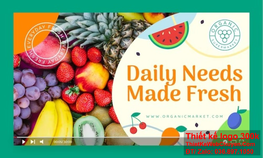 "Chúng tôi cam kết mang đến cho bạn những thiết kế banner website và ảnh bìa Facebook trái cây tươi độc đáo và chất lượng nhất, giúp thương hiệu của bạn nổi bật và thu hút sự quan tâm của khách hàng." "Dịch vụ thiết kế banner website và ảnh bìa Facebook trái cây tươi, giúp thương hiệu của bạn nổi bật và gây ấn tượng với người xem."