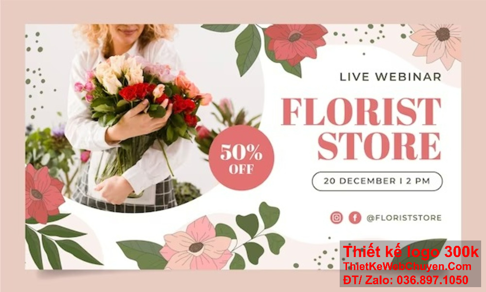 "Dịch vụ thiết kế banner website và ảnh bìa Facebook hoa tươi, giúp thương hiệu của bạn tỏa sáng và nổi bật trên mạng xã hội." "Chúng tôi tự hào là đối tác tin cậy cho mọi nhu cầu thiết kế banner website và ảnh bìa Facebook với chủ đề hoa tươi."