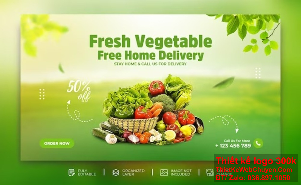 Tạo dấu ấn riêng cho thương hiệu thực phẩm với thiết kế banner website sáng tạo. Thiết kế banner website cho thương hiệu thực phẩm, tăng cường uy tín thương hiệu.