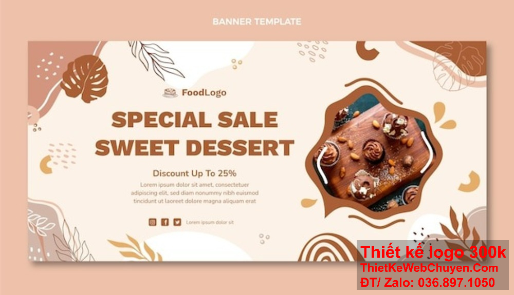 Banner ảnh bìa là công cụ quảng bá hiệu quả cho cửa hàng bánh kẹo trực tuyến. Banner website mang đến sự chuyên nghiệp cho cửa hàng bánh kẹo trên mọi nền tảng.