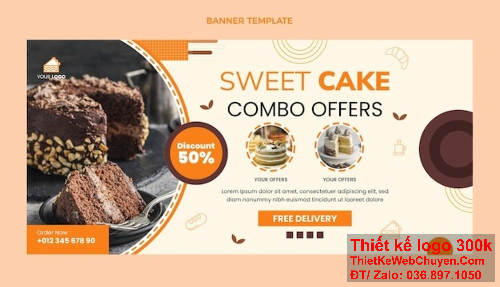 Thiết kế banner website là cách cửa hàng bánh kẹo thể hiện sự chuyên nghiệp trực tuyến. Banner website sáng tạo giúp cửa hàng bánh kẹo kết nối với khách hàng dễ dàng hơn.