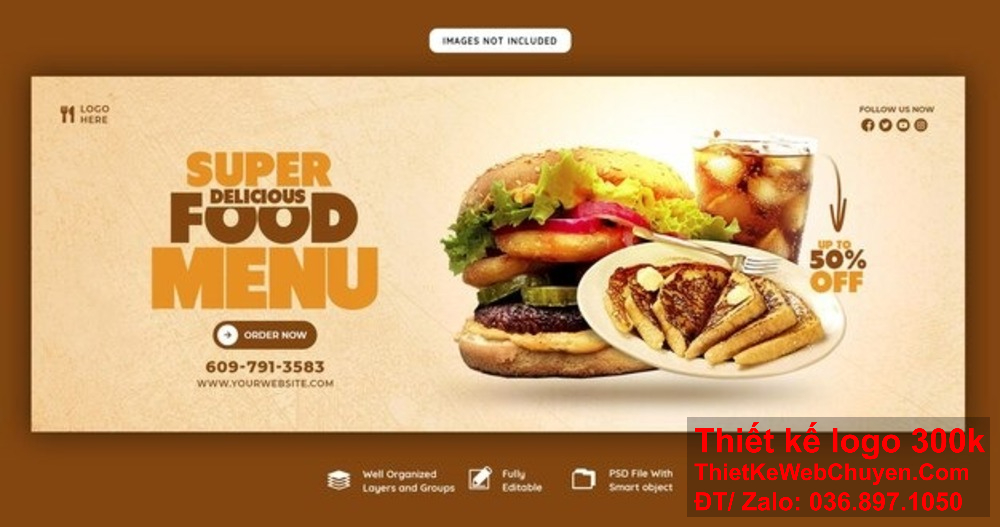 Banner website giúp cửa hàng bánh mì nổi bật trong môi trường cạnh tranh trực tuyến. Banner ảnh bìa giúp cửa hàng bánh mì tạo dấu ấn thị giác mạnh mẽ.