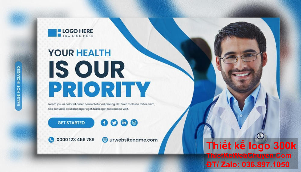 Banner website ảnh bìa Facebook bệnh viện giúp truyền đạt thông điệp về dịch vụ y tế chất lượng và tận tâm đến bệnh nhân. Thiết kế banner website ảnh bìa Facebook bệnh viện để tạo ấn tượng mạnh mẽ và đáng tin cậy với cộng đồng.