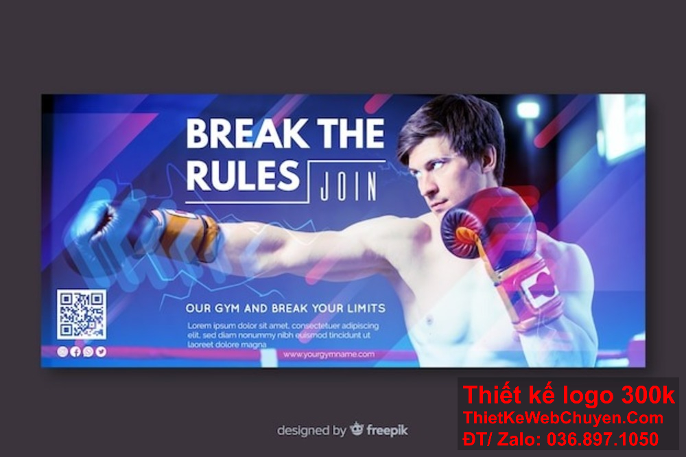 Thiết kế banner website giúp câu lạc bộ thể thao tăng uy tín thương hiệu. Banner ảnh bìa độc đáo giúp câu lạc bộ thể thao tạo dấu ấn thị giác mạnh mẽ.