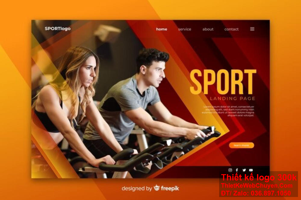 Thiết kế banner website giúp câu lạc bộ thể thao thu hút lượng truy cập lớn từ người hâm mộ. Thiết kế banner website thể hiện sự chuyên nghiệp của câu lạc bộ thể thao.