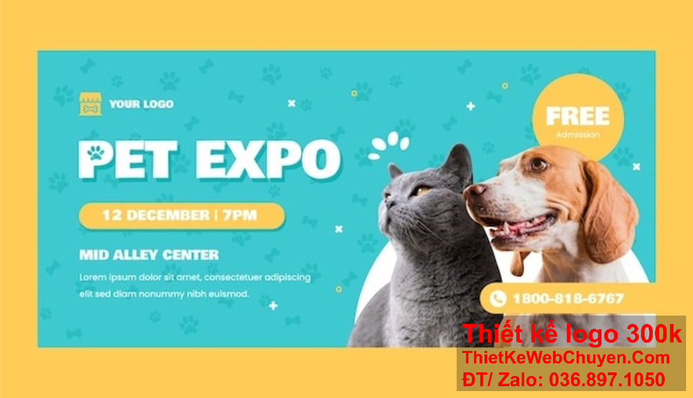 Tạo sự khác biệt bằng thiết kế banner ảnh bìa chăm sóc thú cưng pet sáng tạo. Hãy để chúng tôi giúp bạn thiết kế banner ảnh bìa chăm sóc thú cưng pet hấp dẫn.