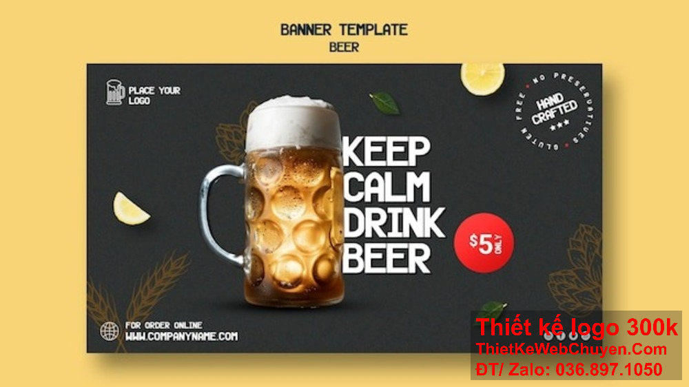 Thiết kế banner ảnh bìa công ty bia nước ngọt cần phải hài hòa giữa màu sắc và hình ảnh. Thiết kế banner ảnh bìa công ty bia nước ngọt với kiểu chữ rõ ràng và bắt mắt.