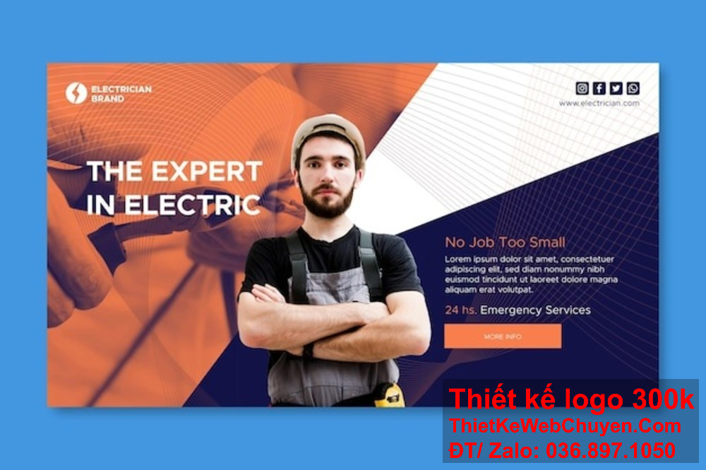 Tạo dựng hình ảnh chuyên nghiệp với thiết kế banner Facebook công ty cơ điện. Công ty cơ điện của bạn sẽ nổi bật trên mạng xã hội với thiết kế banner Facebook sáng tạo.