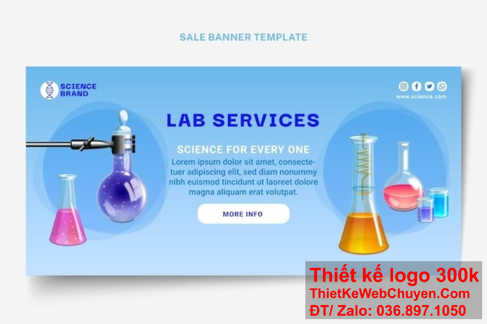 Banner ảnh bìa là điểm nhấn thị giác giúp công ty hóa chất ghi dấu ấn với khách hàng. Thiết kế banner website độc đáo giúp công ty hóa chất nổi bật trên thị trường.