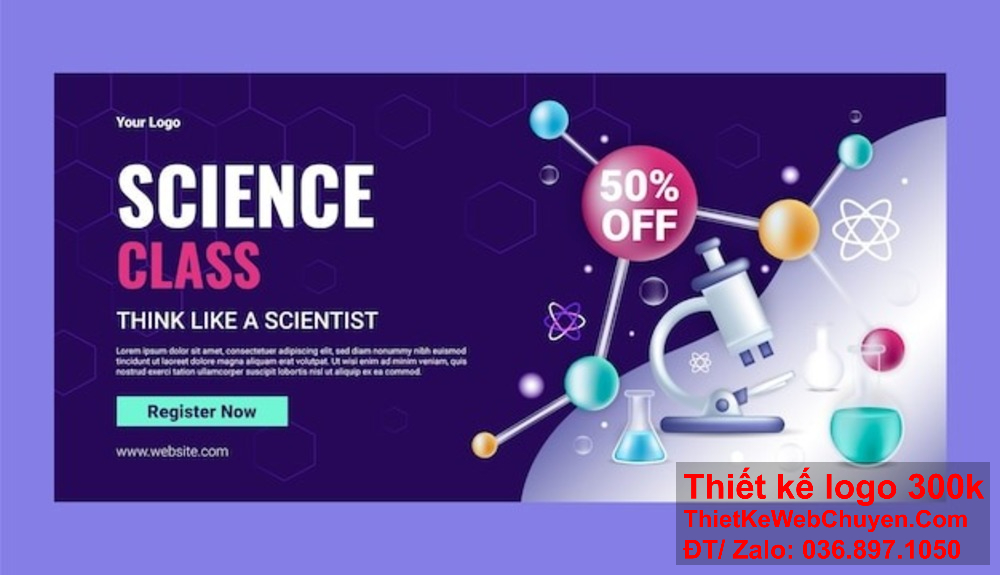 Banner ảnh bìa giúp công ty hóa chất thu hút sự chú ý của khách hàng. Banner website giúp công ty hóa chất truyền tải thông điệp thương hiệu hiệu quả.