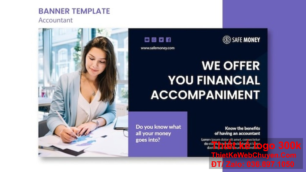 Thiết kế ảnh bìa Facebook kế toán giúp công ty tạo dựng hình ảnh uy tín. Công ty kế toán của bạn sẽ nổi bật hơn với thiết kế ảnh bìa độc đáo.