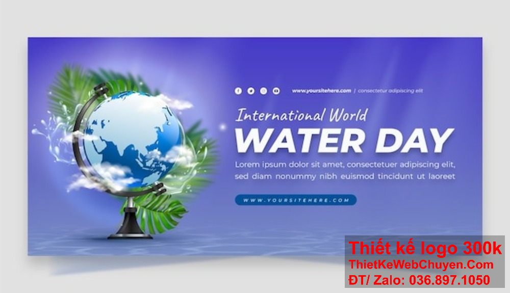 Thiết kế banner website giúp công ty nước thu hút lượng truy cập lớn từ khách hàng. Thiết kế banner website thể hiện sự chuyên nghiệp của công ty nước.