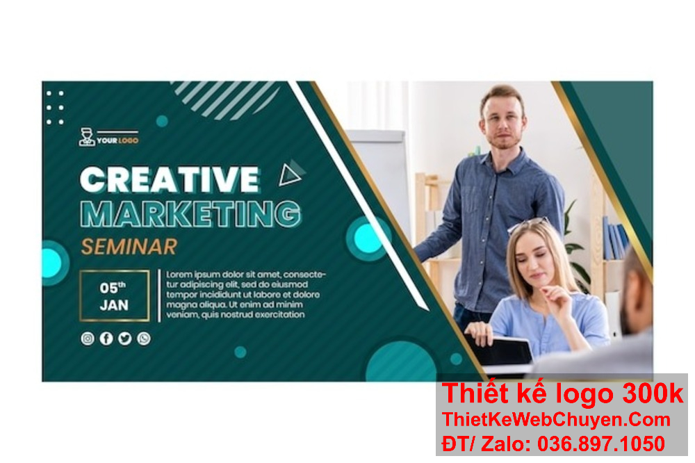 Thiết kế banner ảnh bìa Facebook quảng cáo giúp truyền tải thông điệp hiệu quả. Công việc quảng cáo của bạn sẽ nổi bật hơn với thiết kế banner ảnh bìa Facebook tinh tế.