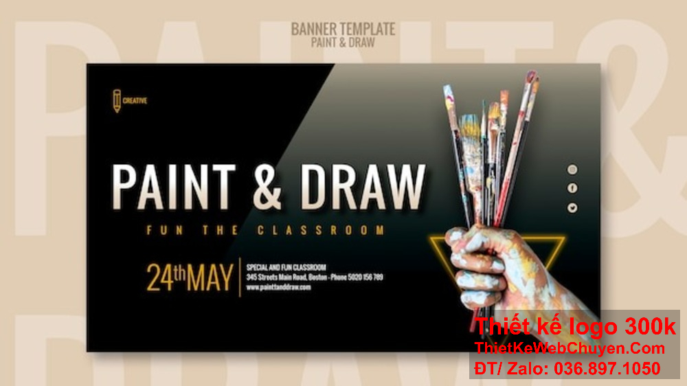 Thiết kế banner ảnh bìa Facebook công ty sơn giúp thương hiệu của bạn nổi bật hơn. Công ty sơn của bạn sẽ tăng nhận diện thương hiệu với thiết kế banner ảnh bìa Facebook sáng tạo.