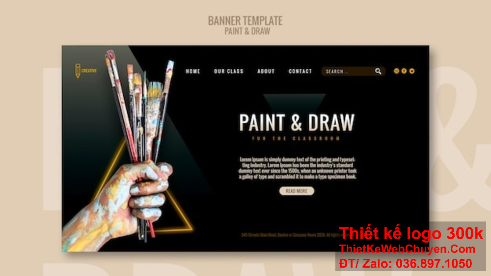 Banner ảnh bìa Facebook công ty sơn giúp doanh nghiệp của bạn nổi bật hơn. Banner ảnh bìa Facebook công ty sơn tạo dấu ấn mạnh mẽ với khách hàng.