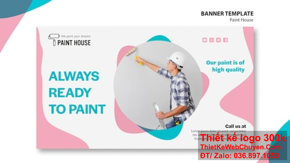 Công ty sơn của bạn sẽ nổi bật hơn trên mạng xã hội với thiết kế banner ảnh bìa Facebook sáng tạo. Thiết kế banner ảnh bìa Facebook công ty sơn giúp tăng doanh số bán hàng.