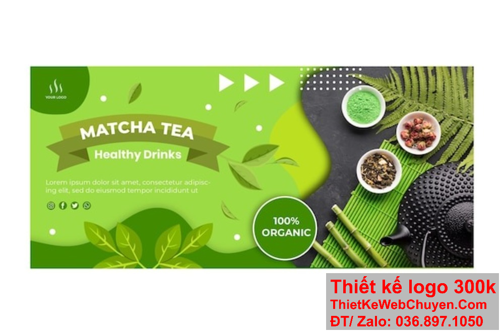 Thiết kế banner website ảnh bìa công ty trà xanh chuyên nghiệp giúp thương hiệu tạo dấu ấn. Thiết kế banner website ảnh bìa công ty trà xanh cần phù hợp với xu hướng thị trường hiện tại.