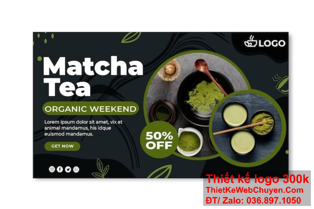Thiết kế banner website ảnh bìa công ty trà xanh nên hài hòa với phong cách thương hiệu. Thiết kế banner website ảnh bìa công ty trà xanh phải tạo cảm giác gần gũi với thiên nhiên.
