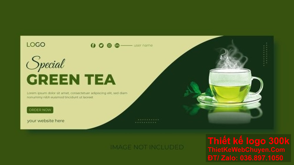 Thiết kế banner website ảnh bìa công ty trà xanh cần truyền tải được thông điệp về chất lượng. Thiết kế banner website ảnh bìa công ty trà xanh cần tạo ấn tượng mạnh mẽ cho khách hàng.