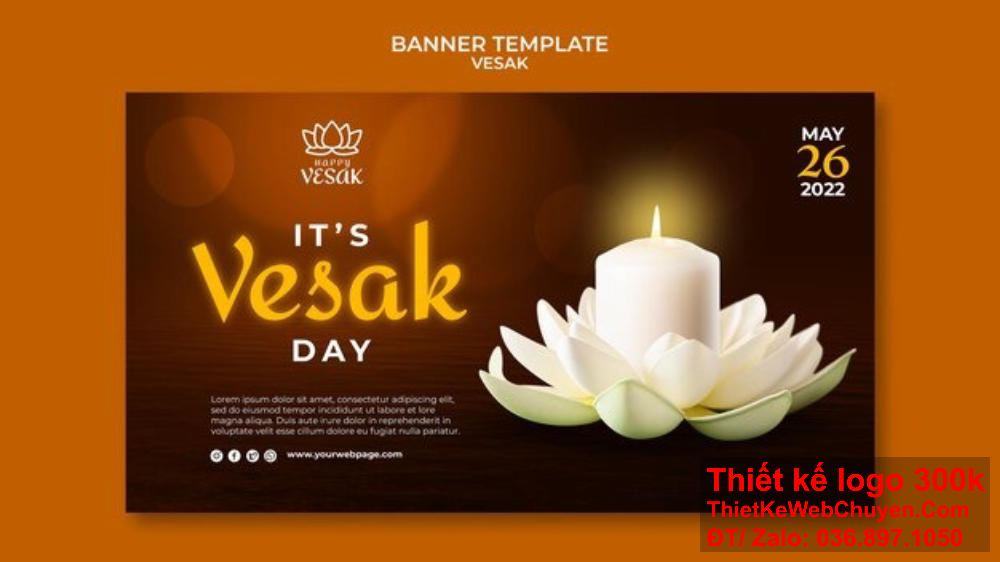 Banner website giúp trang Phật giáo nổi bật trong môi trường cạnh tranh trực tuyến. Banner ảnh bìa giúp trang Phật giáo tạo dấu ấn thị giác mạnh mẽ.