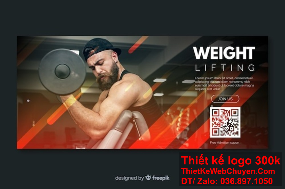 Thiết kế banner website giúp phòng tập gym truyền tải thông điệp thương hiệu hiệu quả. Thiết kế banner website sáng tạo giúp phòng tập gym thu hút khách hàng tiềm năng.