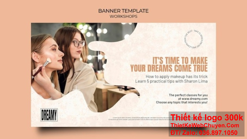 Thiết kế banner website giúp salon tóc thu hút lượng truy cập lớn từ khách hàng. Thiết kế banner website thể hiện sự chuyên nghiệp của salon tóc.