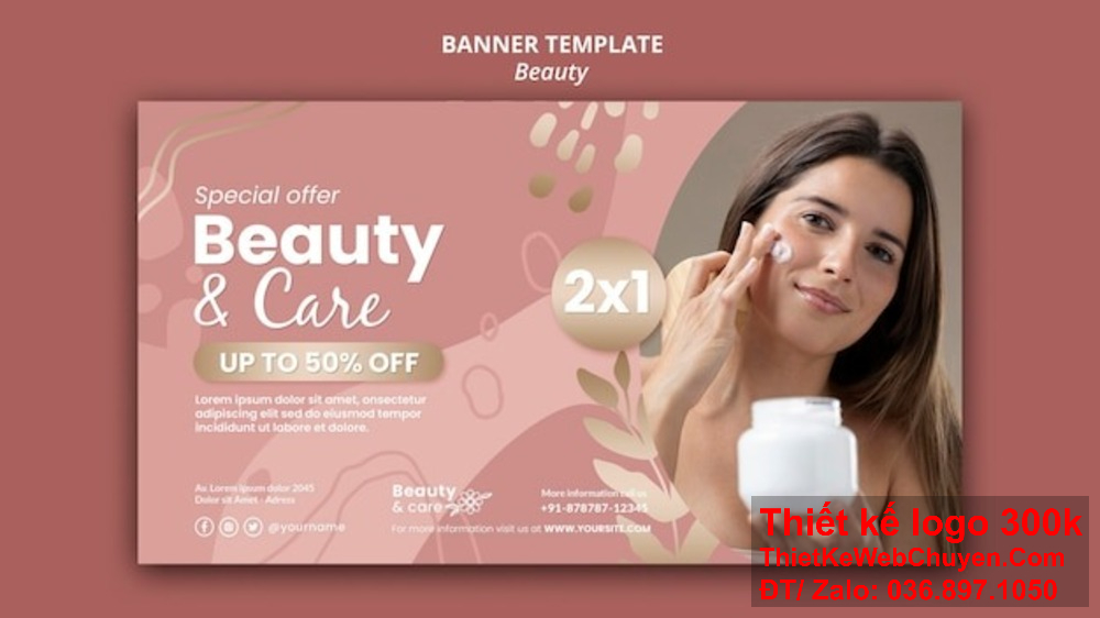 Banner website giúp salon tóc nổi bật trong môi trường cạnh tranh trực tuyến. Banner ảnh bìa giúp salon tóc tạo dấu ấn thị giác mạnh mẽ.