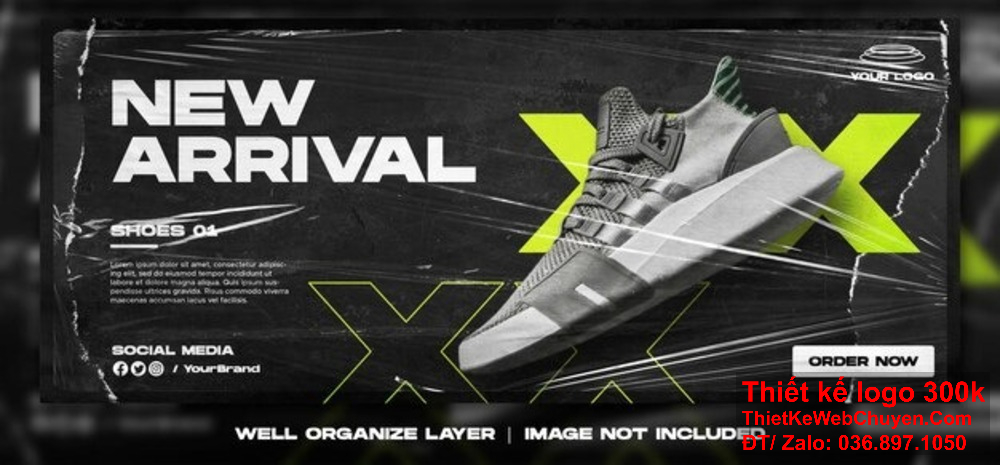 Thiết kế banner website sáng tạo giúp shop giày tăng uy tín thương hiệu. Thiết kế ảnh bìa giúp shop giày truyền tải thông điệp một cách tinh tế.