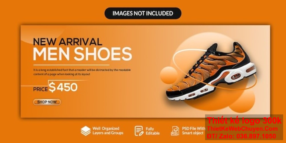 Thiết kế banner website là cách shop giày thể hiện sự chuyên nghiệp trực tuyến. Banner website sáng tạo giúp shop giày kết nối với khách hàng dễ dàng hơn.