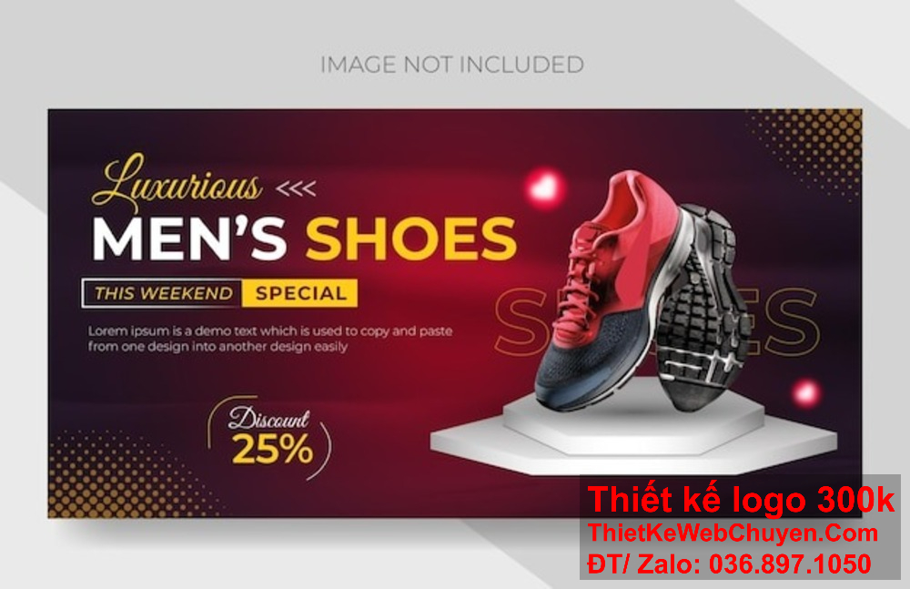 Thiết kế banner website tinh tế giúp shop giày nổi bật trên thị trường. Thiết kế banner website giúp shop giày thu hút sự chú ý của khách hàng.