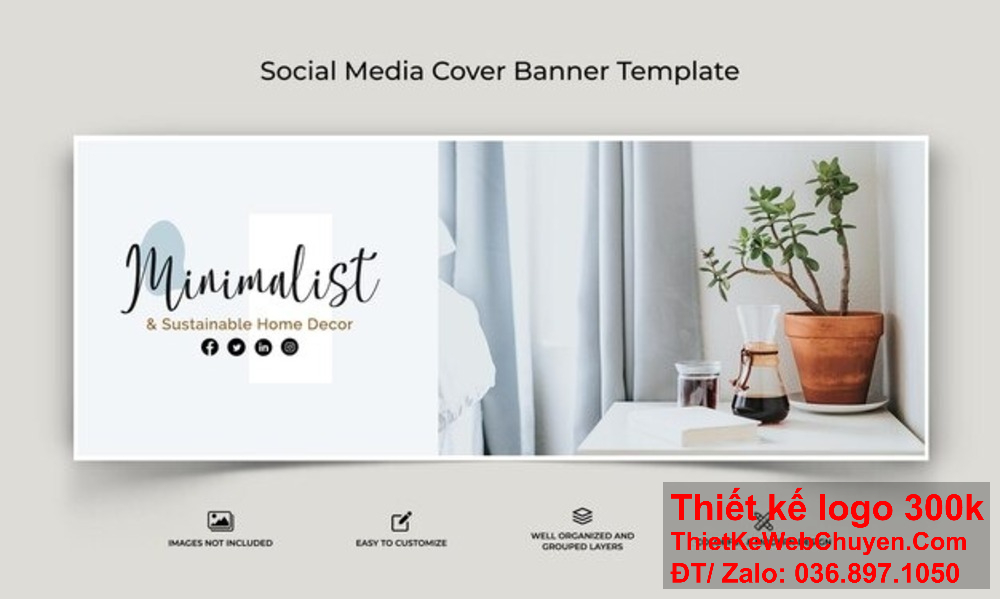 Thiết kế banner Facebook shop rèm cửa đem lại vẻ chuyên nghiệp cho cửa hàng của bạn. Thiết kế banner Facebook shop rèm cửa đơn giản nhưng vẫn thu hút hàng trăm lượt tương tác.