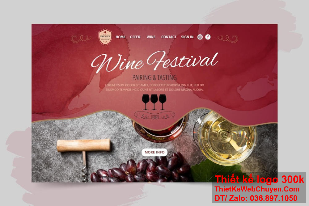 Tạo sự chuyên nghiệp với thiết kế banner website hoàn hảo dành riêng cho shop rượu vang. Hãy để thiết kế banner website của chúng tôi nâng cao thương hiệu shop rượu vang của bạn.