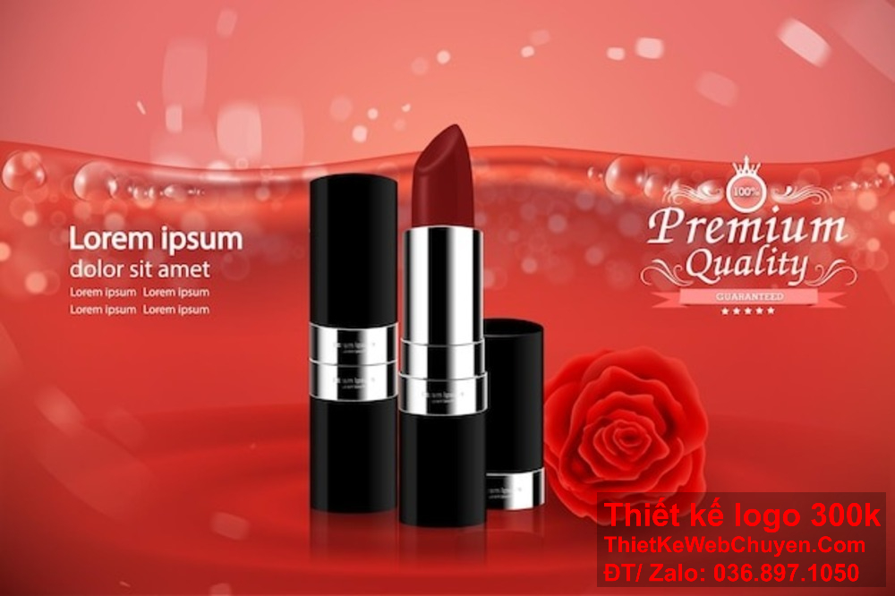 Banner ảnh bìa giúp shop son môi tạo dấu ấn thị giác mạnh mẽ. Tạo banner website với phong cách riêng giúp shop son môi thu hút khách hàng.