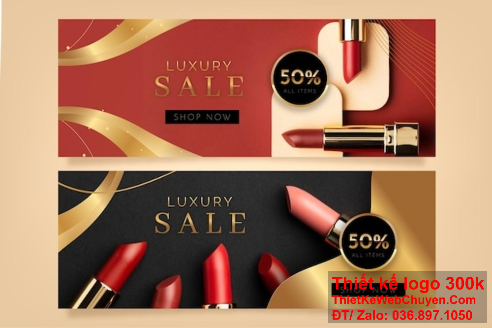 Thiết kế banner website giúp shop son môi tăng uy tín thương hiệu. Banner ảnh bìa độc đáo giúp shop son môi tạo dấu ấn thị giác mạnh mẽ.