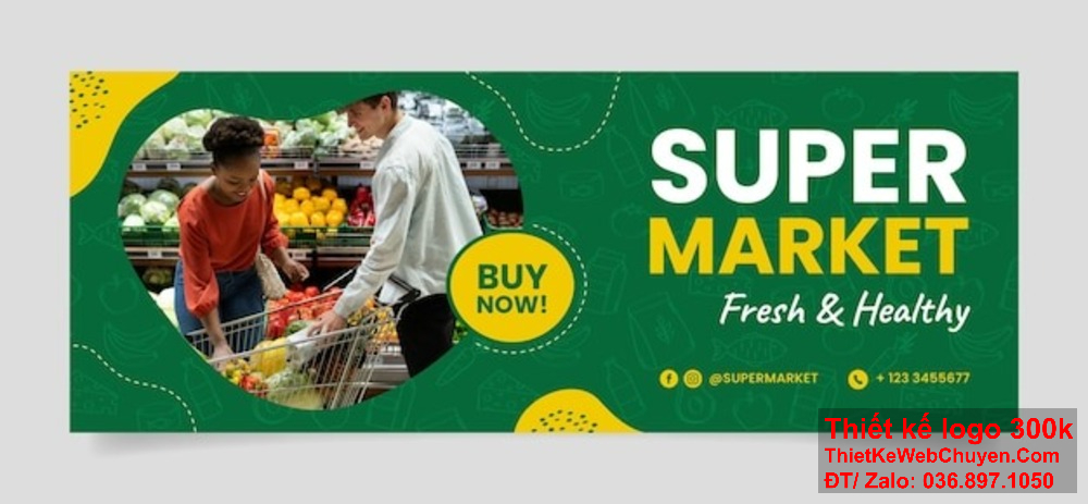 Tạo khác biệt với thiết kế banner website ảnh bìa siêu thị ấn tượng. Thiết kế banner website ảnh bìa siêu thị mang đến trải nghiệm thị giác độc đáo.